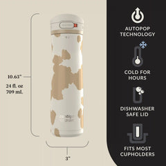Contigo® x Ally Love Jackson Chill 2.0 Stainless Steel Water Bottle with AUTOPOP®  Lid, 24oz